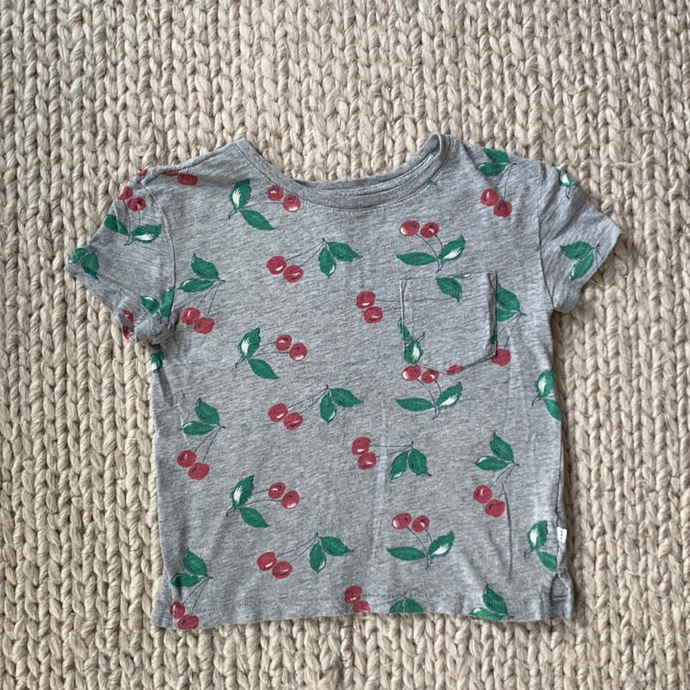 Gap T with Cherry print pattern